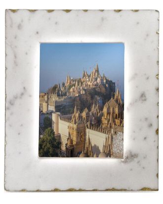 A&B Home Claire Marble Photo Frame
