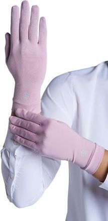 Coolibar Sawyer UV Driving Gloves, UPF 50+ Sun Protection in Dusty Mauve at Nordstrom, Size X-Large