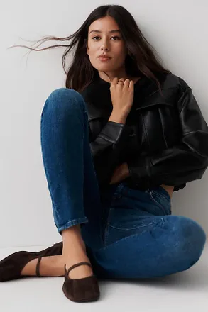 endless rose Coated Round-Neck Jacket