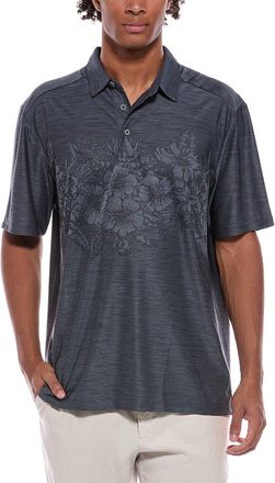 Tommy Bahama Palm Coast Hibiscus Border Polo Shirt