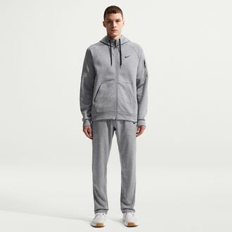 Nike Mens Nike Therma Therma-FIT Open Hem Fitness Pants in Grey | DQ4856-063