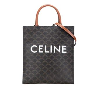 Celine Pre-owned Tote Bags, female, Brown, Size: ONE SIZE Pre-owned Vertical Cabas Tote