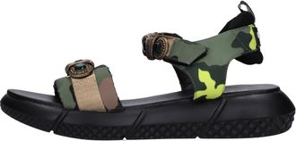 Elena Iachi Quiz Mimetico Sandal - Dames - Sandalen - Veelkleurig - 40 EU - Leer - Schoenen
