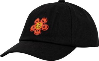 Kenzo Cappellino Ricamato Floreale - - Accessories - Uomo - Nero - ONE SIZE