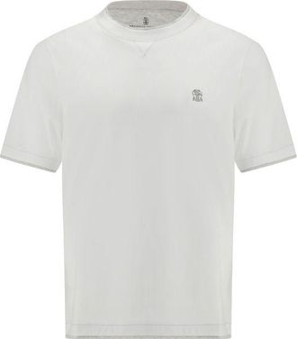Brunello Cucinelli White Cotton Mens T-Shirt
