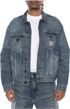 Carhartt Work in Progress Helston Jacket - Heren - Spijkerjassen - Blauw - XL - Katoen - Jassen