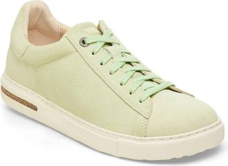 Birkenstock Womens Bend Low Narrow Sneakers In Faded Lime