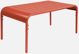 Sweeek Mesa De Centro De Jard&iacute;n Rectangular De Acero, 90cm