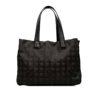 Chanel Bolso Tote Pre-owned de Nailon - Pre-owned - Mujer - Marr&oacute;n - ONE SIZE
