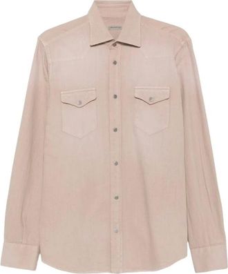 Sartorio Napoli Sh445923 007 Camicia - - Shirts - Uomo - Beige - M