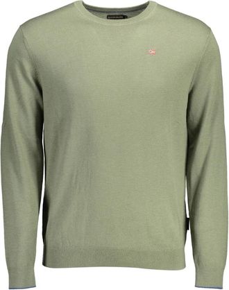 Napapijri Kleding - Heren - Ronde hals truien - Groen - 3XL - Truien & Vesten