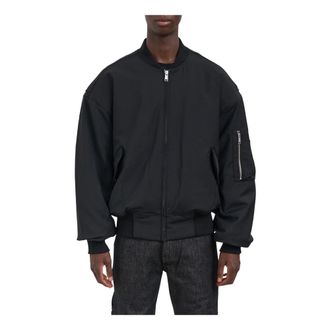 Entire studios Broad Bomber Jacket - Heren - Bomber jackets - Zwart - L - Wol - Jassen