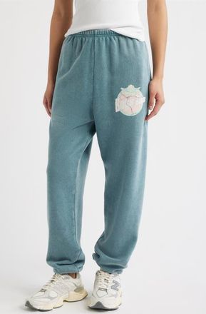 Boys Lie Breakfast Beers Kimmy Cotton Blend Sweatpants in Blue at Nordstrom, Size X-Small