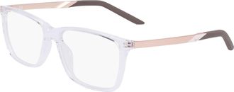 Nike Demo Square Unisex Eyeglasses NIKE 7258 N 900 54