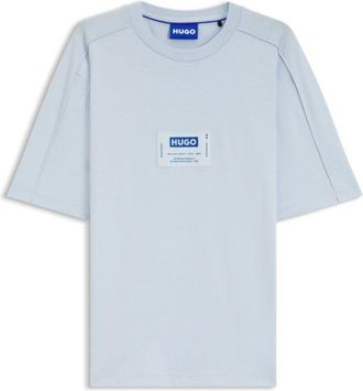 HUGO BOSS Cotton-jersey T-shirt with workwear logo label