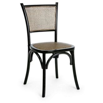 BIZZOTTO Bizzotto - Silla De Madera Negra Estilo Vintage