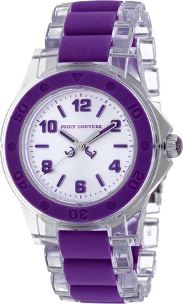 Juicy Couture Womens Rich Girl Silver Dial Watch
