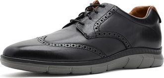 Johnston & Murphy Parsons Wingtip Mens Shoes Black Full Grain : 10.5 M (D), Leather