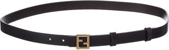 Fendi Fendi Ff Reversible Leather Belt