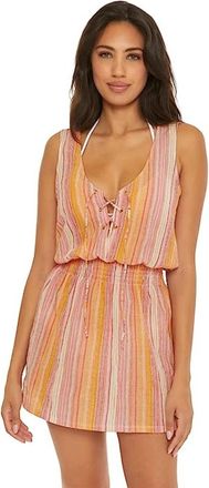 BECCA by Rebecca Virtue by Rebecca Virtue Bella Cover Up Womens Multi Plunge Swimwear GBO3450