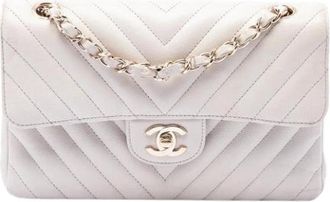 Chanel Borsa a spalla Pre-owned Double Flap - - Pre-owned - Donna - Bianco - ONE SIZE