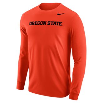 Nike Oregon State Nike Mens College Long-Sleeve T-Shirt in Orange | M12333P397ORST-TOR