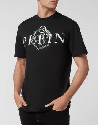 Philipp Plein T-Shirt Round Neck Philipp Plein Tm Hexagon Men in Black/white at Nordstrom, Size Xxx-Large
