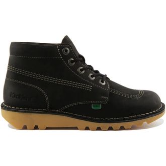 Kickers Kick Hi Ankle Boot - male - Kickers - Lace-up Boots - Black - 12 UK - Shoes