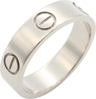 Cartier Silver White Gold (18K) Band Ring (Pre-Owned)