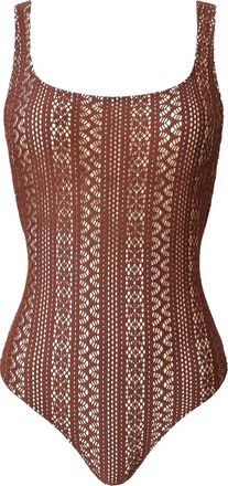 Twin-Set Costume intero con decorazione - Marrone