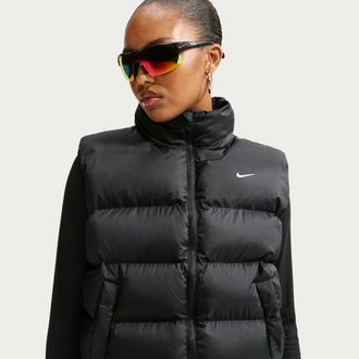Nike Womens Nike Sportswear Therma-FIT Vest in Black | IF5929-010