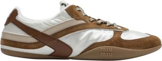 Miu Miu Sneakers, female, Multicolor, Size: 6 1/2 US Allacciate Sneakers