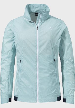 Sch&ouml;ffel Outdoorjacke SCH&Ouml;FFEL Jacket Bygstad L, Damen, Gr. 40, blau (8025, blau), Oberstoff : 100% Nylon, regular fit, hoch geschlossener Ausschnitt, Jacken O