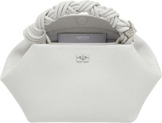 Ganni Bou Bag Small - Dames - Mini tas - Grijs - ONE Size - Leer - Tassen