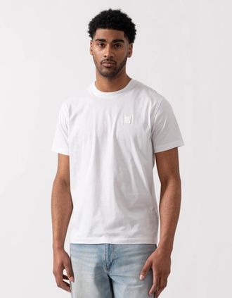 Belstaff Mens Belstaff Steel Mens T-Shirt - White - Size: 38