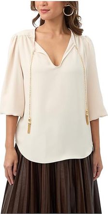Trina Turk Morabi Top Womens Clothing Poplar : MD (US Womens 8-10), Polyester