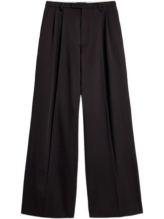 SOEUR Laumiere High-Waist Pleated Wide-Leg Pants