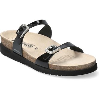 Mephisto Halya Sandal in Black Patent Leather at Nordstrom, Size 10