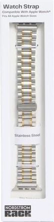 Nordstrom Rack Stainless Steel Apple Watch Watchband in Stainless- Gold at Nordstrom Rack