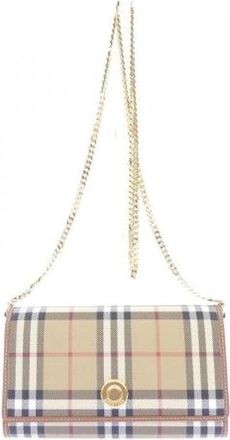 Burberry Pre-owned Leren Schoudertas - Dames - Vintage Schoudertas - Bruin - ONE Size - Leer - Vintage