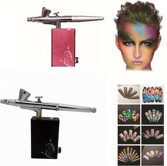 Trade Shop Trade Shop - Aerografo 0,2 Mm Ricaricabile Usb Spray Aeropenna Tattoo Nail Art Unghie Pittura
