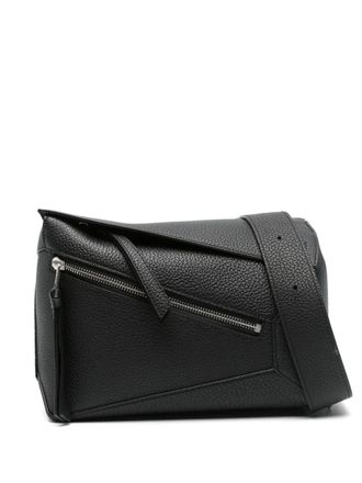 Loewe small Puzzle belt bag - Black