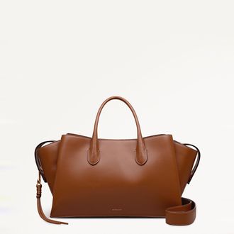 Radley London Cognac Large Ziptop Grab Bag The Romilly SS26 Radley London