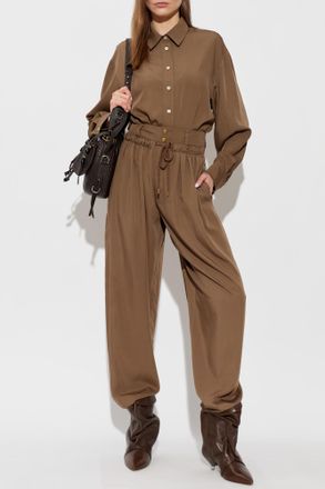 Isabel Marant Inaya Trousers, Womens, Brown