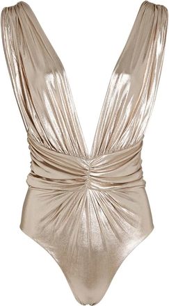 Giambattista Valli Costume intero metallizzato - Oro