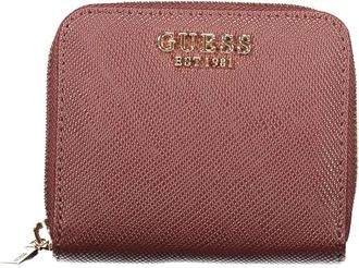 Guess Laurel II SLG Portemonnee - Dames - Portefeuilles - Bruin - ONE Size - Leer - Accessoires