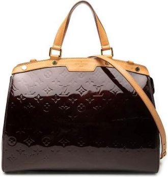 Louis Vuitton Pre-owned Brea GM Schoudertas - Dames - Vintage Schoudertas - Paars - ONE Size - Leer - Vintage