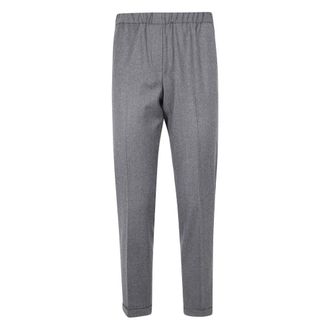 Antonelli Broeken, Dames, Grijs, M, Leer, Rosalba Straight Broeken