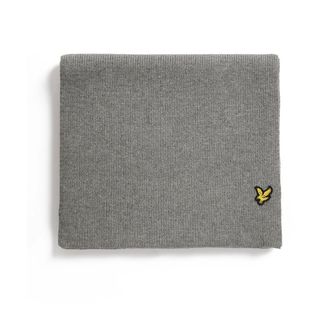 Lyle & Scott Plain Scarf - Heren - Accessoires - Grijs - Maat: ONE Size Leer