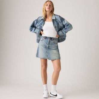 Levi's Deconstructed Edge Skirt - Womens - 23 - Blue